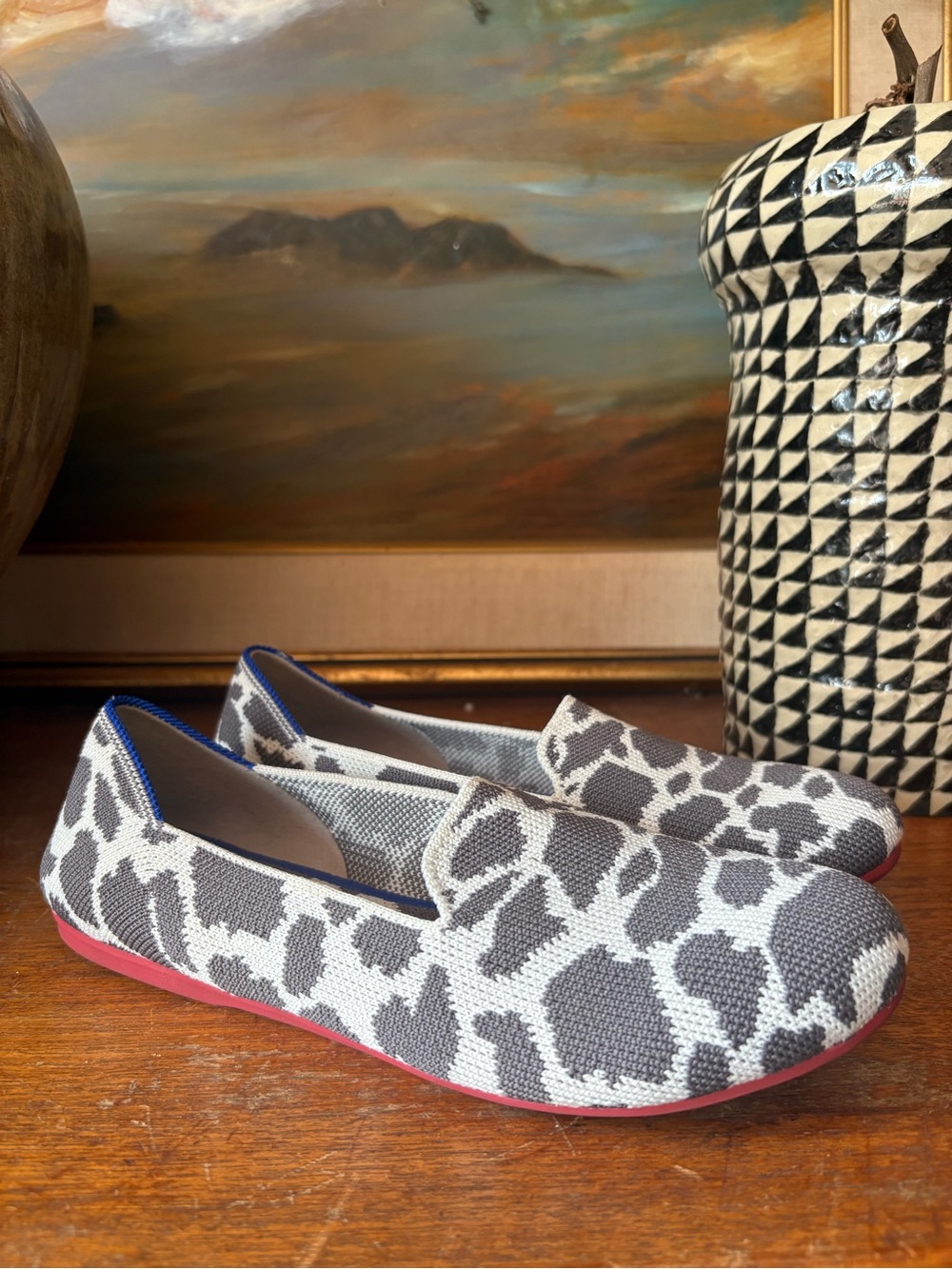 Rothy’s Cow Print Loafer Flat 4 (6)